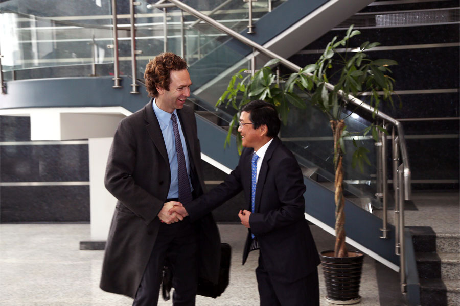 信心滿滿|德國SK集團(tuán)新任董事長蒞臨山美股份參加合資公司年度董事會(huì)