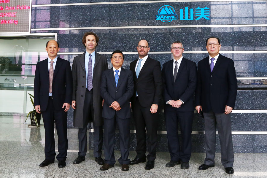 信心滿滿|德國SK集團(tuán)新任董事長蒞臨山美股份參加合資公司年度董事會(huì)