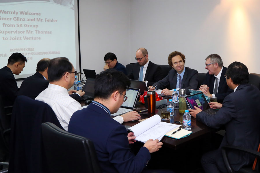信心滿滿|德國SK集團(tuán)新任董事長蒞臨山美股份參加合資公司年度董事會(huì)