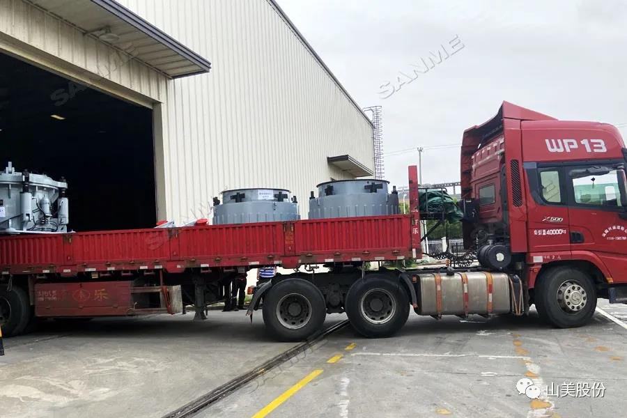 發(fā)貨季｜山美股份高性能破碎篩分裝備發(fā)往江西，助力當(dāng)?shù)鼗?xiàng)目建設(shè)及建筑固廢資源化