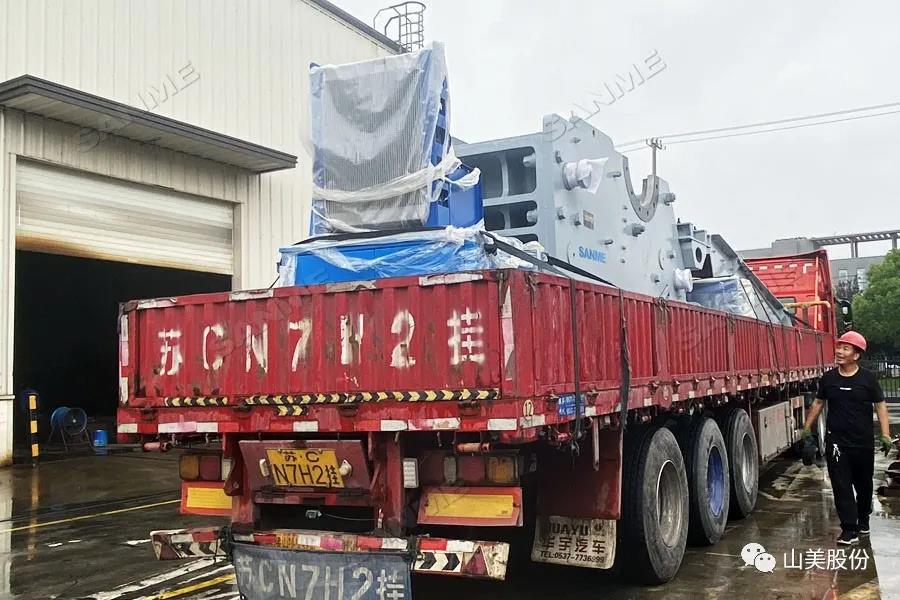 發(fā)貨季｜山美股份高性能破碎篩分裝備發(fā)往江西，助力當(dāng)?shù)鼗?xiàng)目建設(shè)及建筑固廢資源化