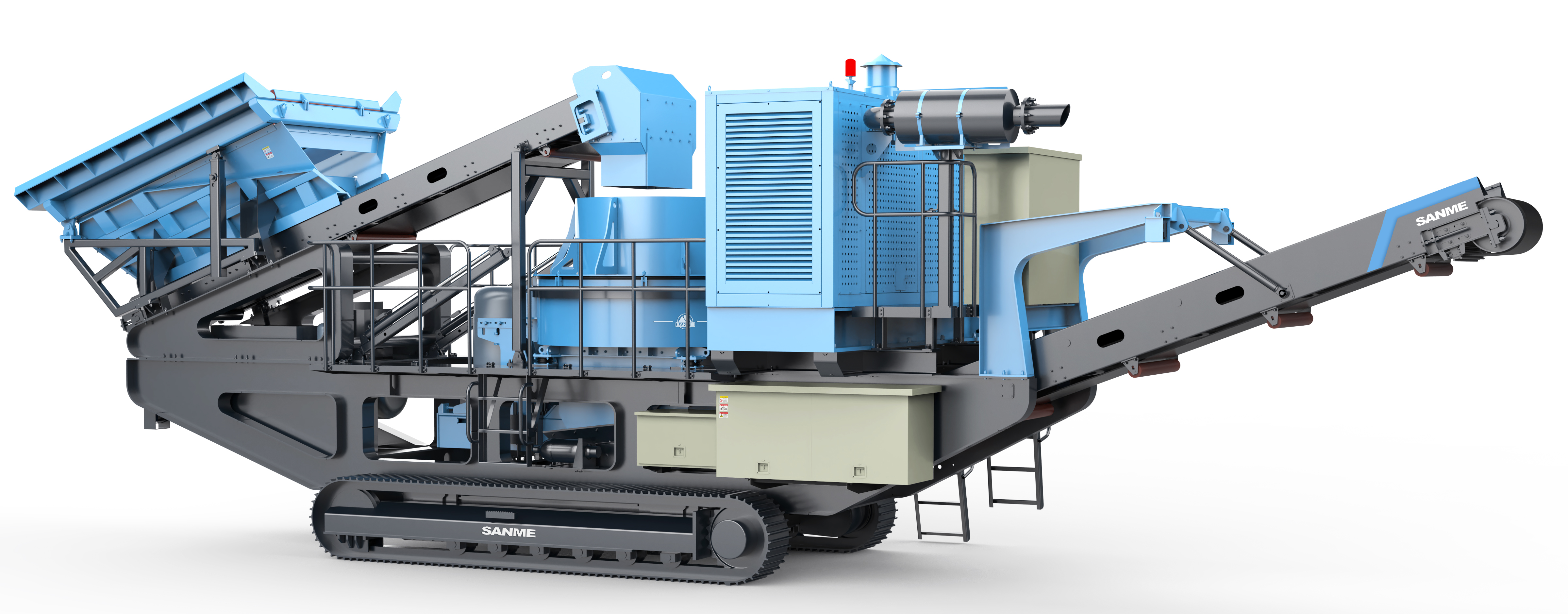 履帶式移動破碎站5種驅(qū)動方式怎么選？