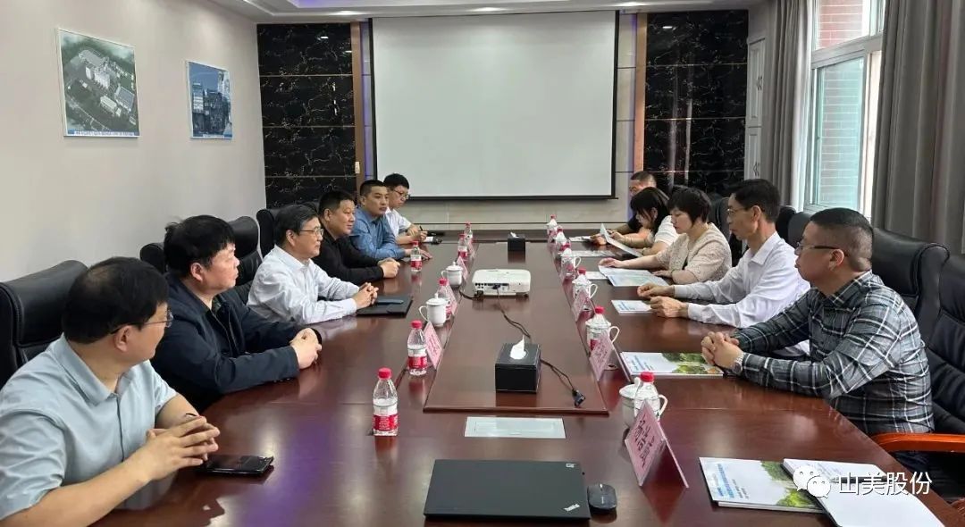 聚焦 | 熱烈歡迎中國砂石協(xié)會胡會長一行蒞臨上海山美股份鄭州基地指導(dǎo)交流！