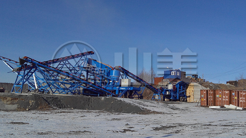 破碎鵝卵石為什么選擇用移動破碎機？