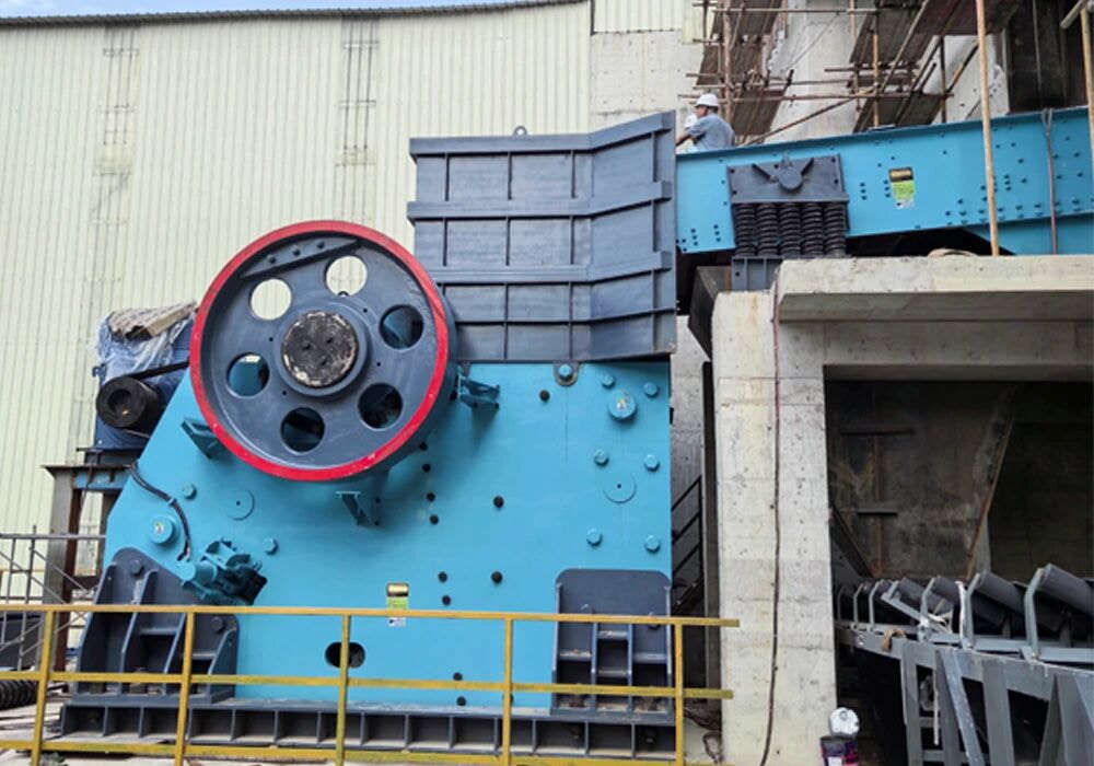 再創(chuàng)佳績！上海山美股份JC771超1800噸/小時大型顎破成功應(yīng)用于柳州祥云建材技改項目